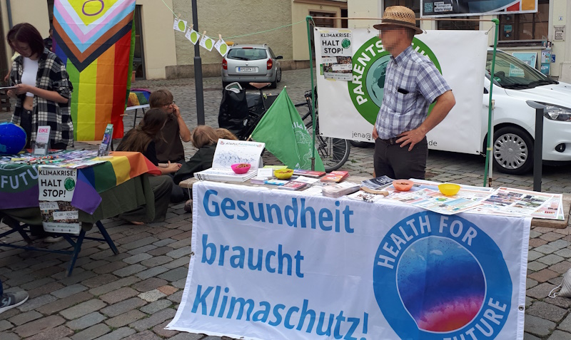 P4F auf dem Bürgerfest in Apolda gegen AfD Wahlkampf